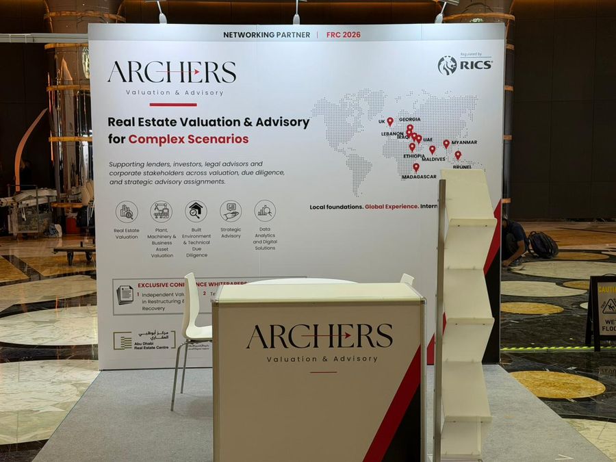 The Archers Valuation & Advisory stand at FRC 2026, under its Networking Partner banner